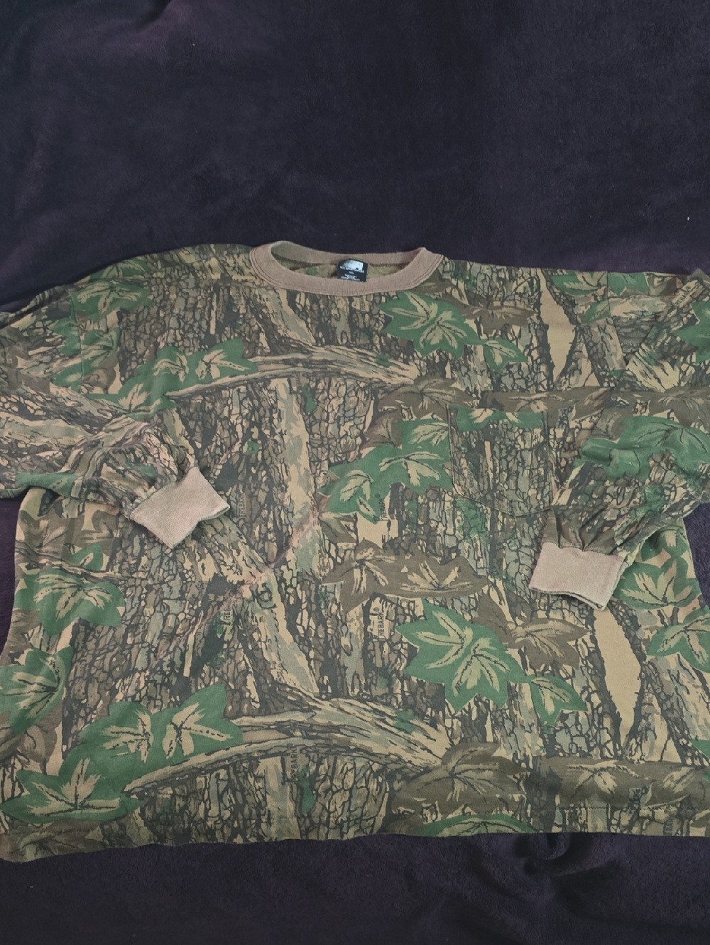 Ace Sportswear Camo Long Sleeve Tee